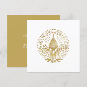Trump Vance President Inaugural Logotyp Inaugurati Inbjudningar