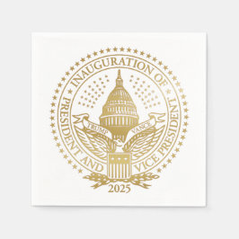 Trump Vance President Inaugural Logotyp Inaugurati Pappersservett