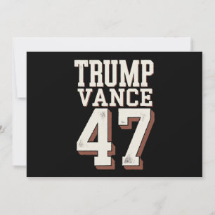 Trump Vance President Vintage Trump Vinner Inbjudningar
