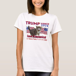 Trump Vance Rädda Ameowica från WEF T Shirt