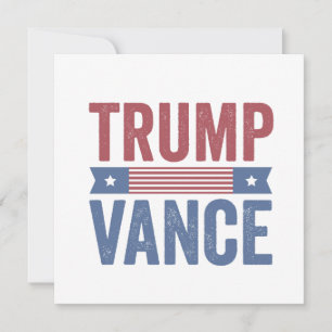 Trump Vance Republican American Valection Vote Gif Inbjudningar