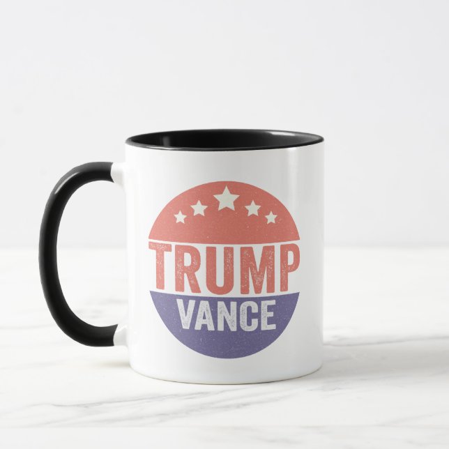 Trump Vance Republican American Valection Vote Gif Mugg (Vänster)