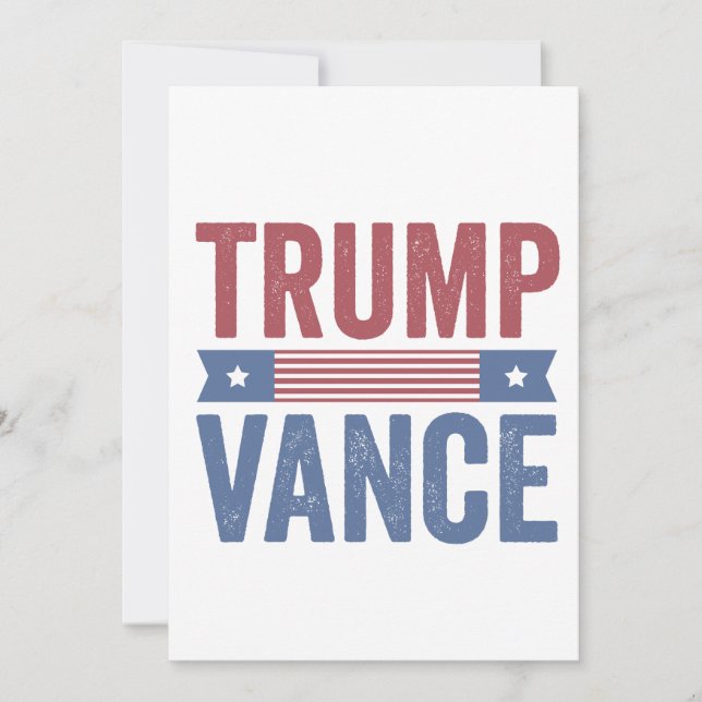 Trump Vance Republican American Valection Vote Gif Tack Kort (Framsida)