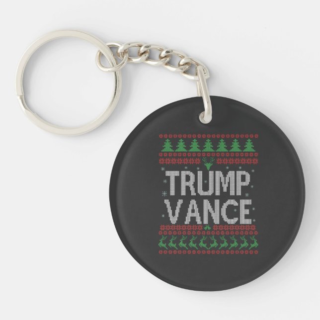 Trump Vance Republican Ugly jul Sweater Julafton (Framsidan)