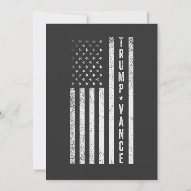 Trump Vance Republikan Amerikansk Val Röst Present Inbjudningar (Framsida)