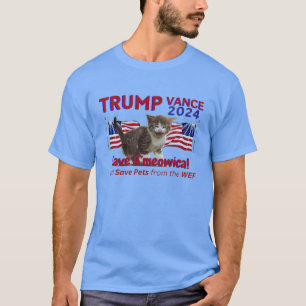 Trump Vance Spara Ameowica från WEF T Shirt