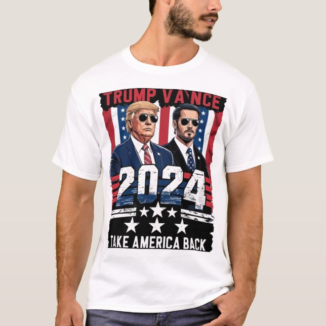 Trump Vance - t-shirt design (Framsida)