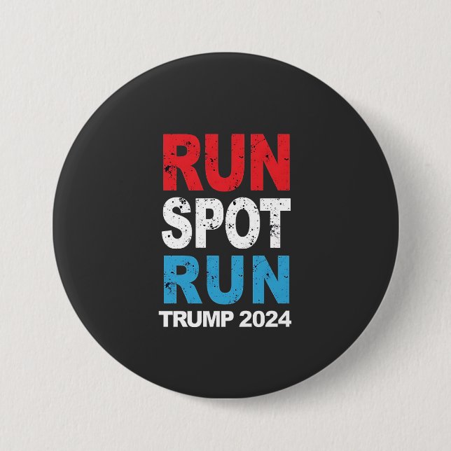 Trump Vance-valet i Springa Spot Springa 2024 Knapp (Framsida)