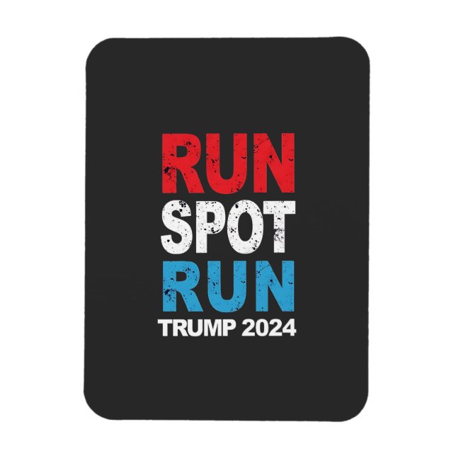 Trump Vance-valet i Springa Spot Springa 2024 Magnet (Vertikal)