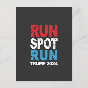 Trump Vance-valet i Springa Spot Springa 2024 Vykort