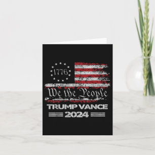 Trump Vance Vi the People 47th President Trump Won Kort