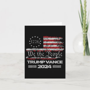 Trump Vance Vi the People 47th President Trump Won Kort