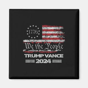 Trump Vance Vi the People 47th President Trump Won Magnet