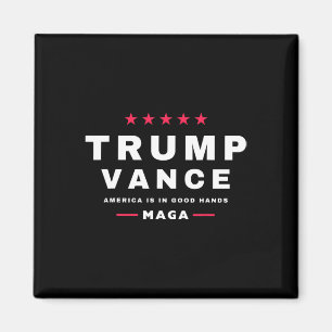 Trump Vance Vi Vann Invigningsdagen 47:e President Magnet