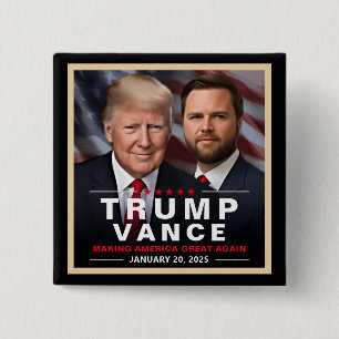 Trump Vance Victory Inauguration Day Collector's Knapp