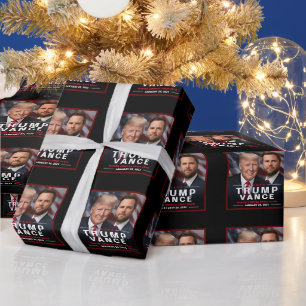 Trump Vance Victory Inauguration Day Keepsak Presentpapper