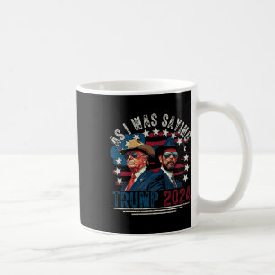 Trump Vance Vintage Trump 2025 Som jag sa Roligt Kaffemugg