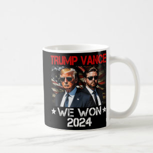 Trump Vance We Won Win Inauguration Day 2025 47 th Kaffemugg