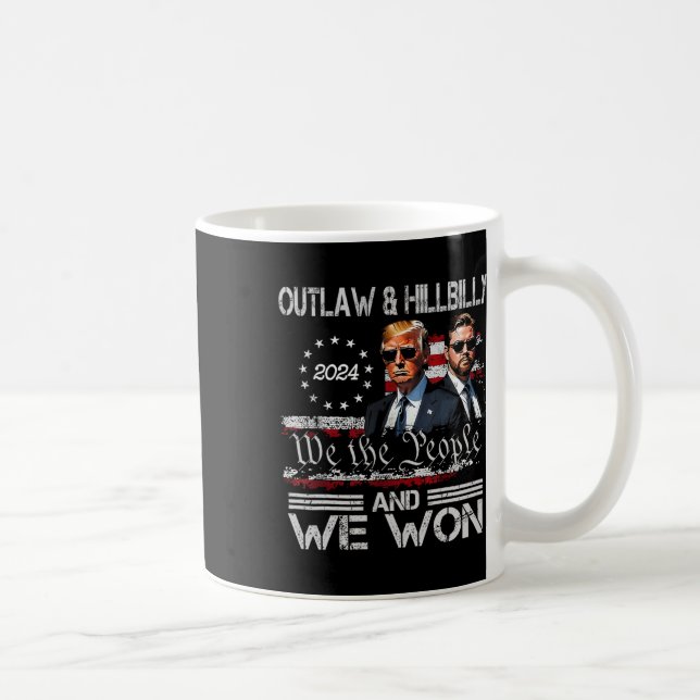 Trump Vance We Won Win Inauguration Day 2025 47 th Kaffemugg (Höger)