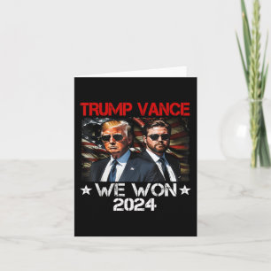 Trump Vance We Won Win Inauguration Day 2025 47 th Kort