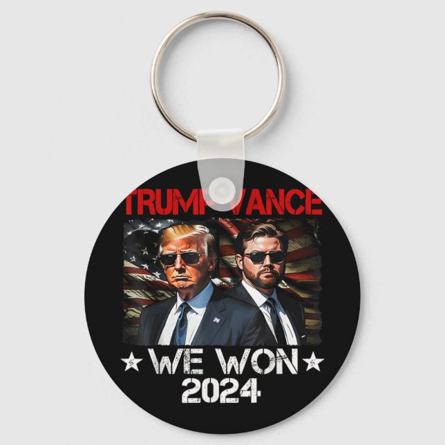 Trump Vance We Won Win Inauguration Day 2025 47 th Nyckelring (Framsida)