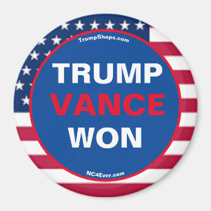 TRUMP VANCE WON-kylskåp Magnet