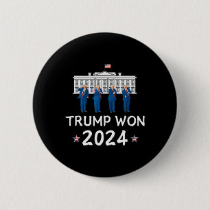 Trump vann 2025 Trump dansar på Vita huset firar Knapp