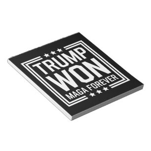 Trump vann 47:e amerikanska presidentvalet Maga 20 Anteckningsblock
