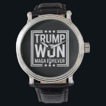 Trump vann 47:e amerikanska presidentvalet Maga 20 Armbandsur<br><div class="desc">Trump vann 47:e amerikanska presidentvalet 2024</div>