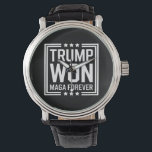 Trump vann 47:e amerikanska presidentvalet Maga 20 Armbandsur<br><div class="desc">Trump vann 47:e amerikanska presidentvalet 2024</div>