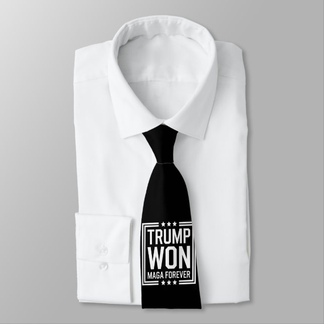 Trump vann 47:e amerikanska presidentvalet Maga 20 Slips (Bunden)