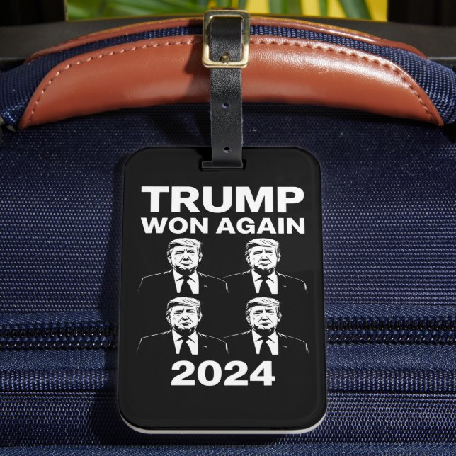 Trump vann igen 2024 års val invigning dag 47 bagagebricka (Framsida Insitu 2)