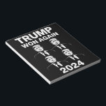 Trump vann igen 2024 års val invigningsdag 47 anteckningsblock<br><div class="desc">Trump vann igen 2024 års val invigningsdag 47 President</div>