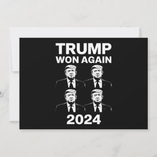 Trump vann igen 2024 års val invigningsdag 47 inbjudningar