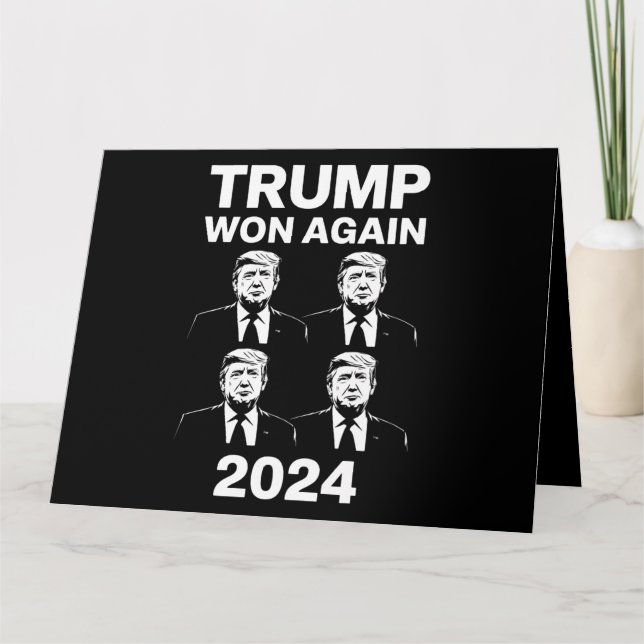 Trump vann igen 2024 års val invigningsdag 47 kort (Framsida)