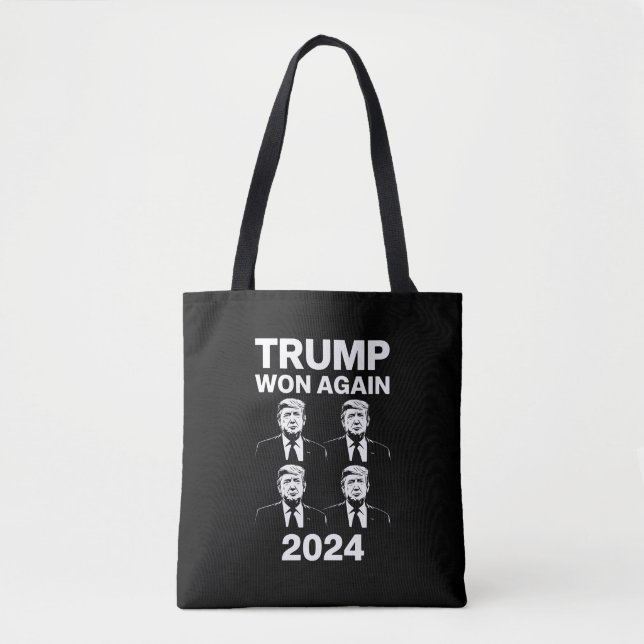 Trump vann igen 2024 års val invigningsdag 47 tygkasse (Framsida)