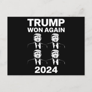 Trump vann igen 2024 års val invigningsdag 47 vykort