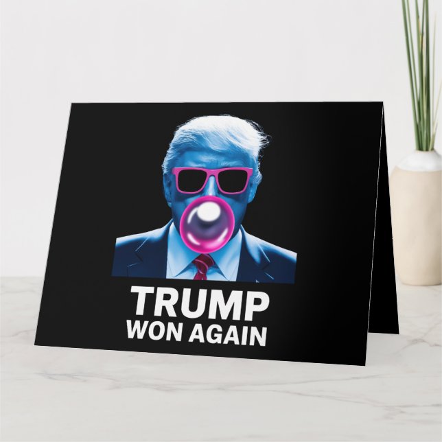 Trump vann igen 2024 valet president 47:e  kort (Framsida)