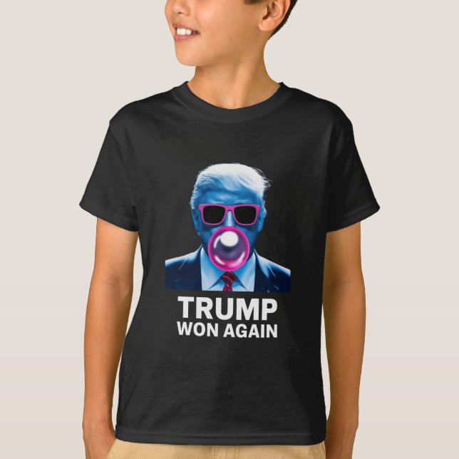Trump vann igen 2024 valet president 47:e  t shirt (Framsida)