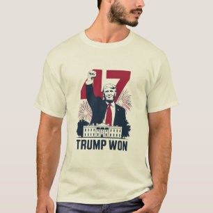 Trump vann igen presidentvalet 2024 47:e t shirt