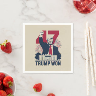 Trump vann igen presidentvalet 2024 president 47:e pappersservett