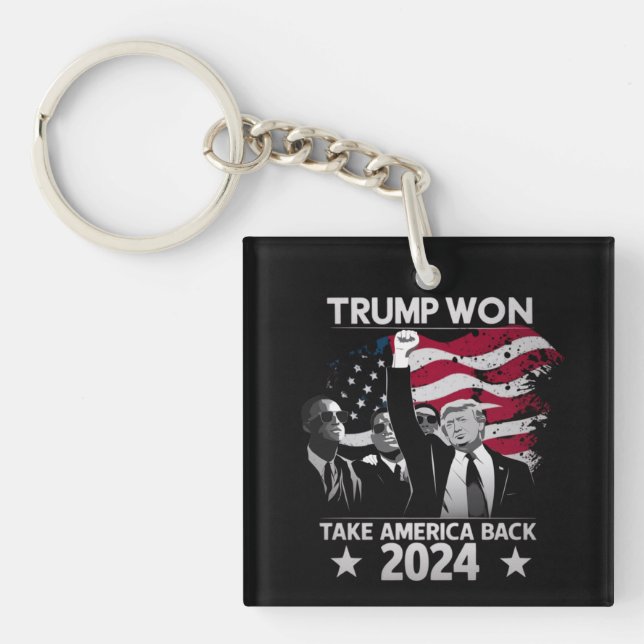 Trump Vann Igen Ta Amerika Tillbaka 2024 (Framsidan)