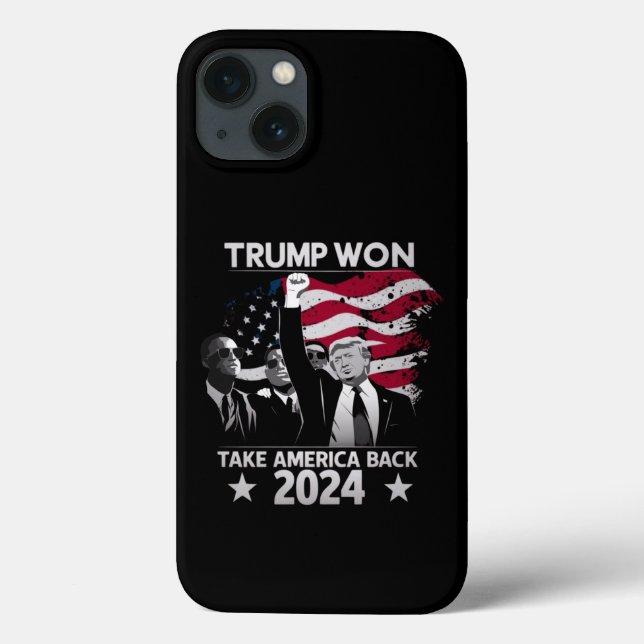 Trump Vann Igen Ta Amerika Tillbaka 2024 (Baksida)
