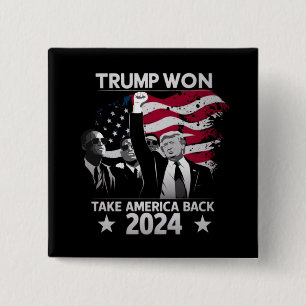 Trump Vann Igen Ta Amerika Tillbaka 2024 Knapp