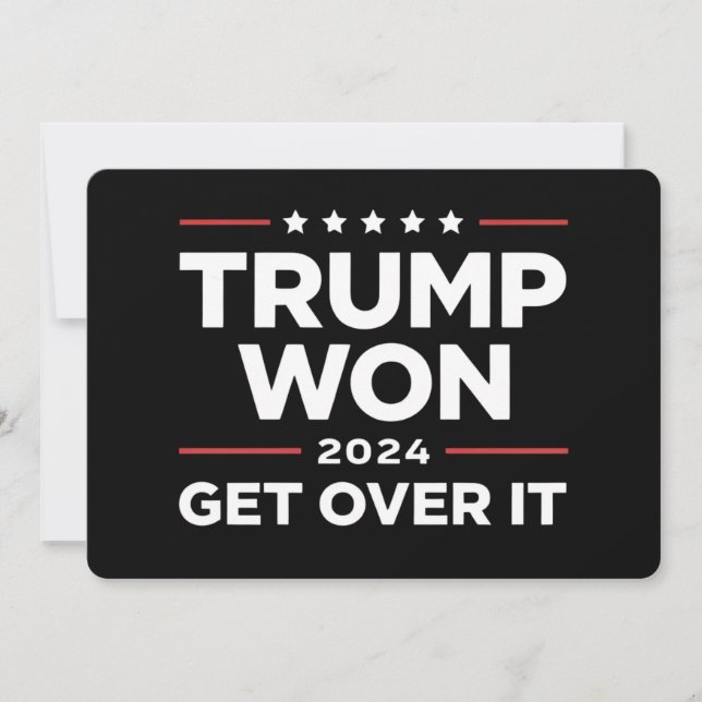 Trump Vann Kom Över Det 2024 Inbjudningar (Framsida)