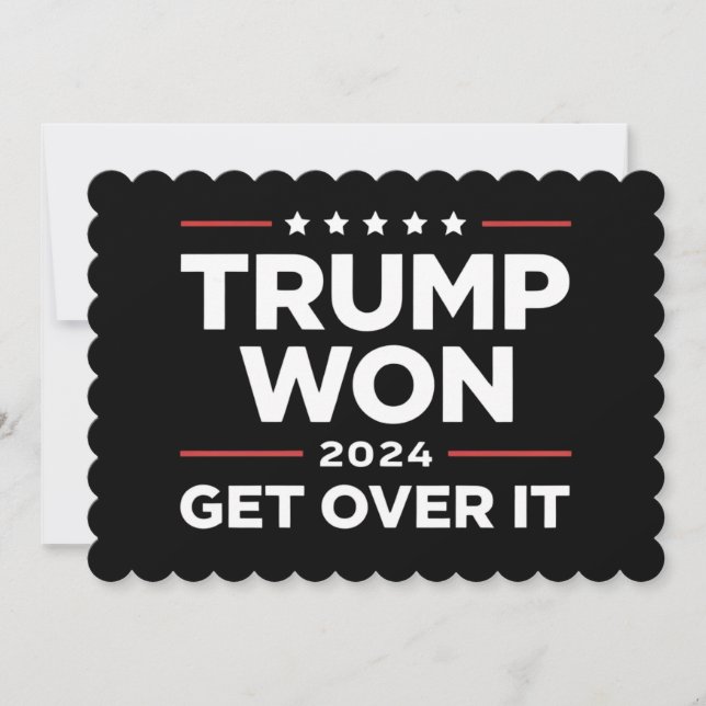 Trump Vann Kom Över Det 2024 Inbjudningar (Framsida)