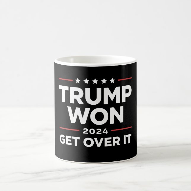 Trump Vann Kom Över Det 2024 Kaffemugg (Center)