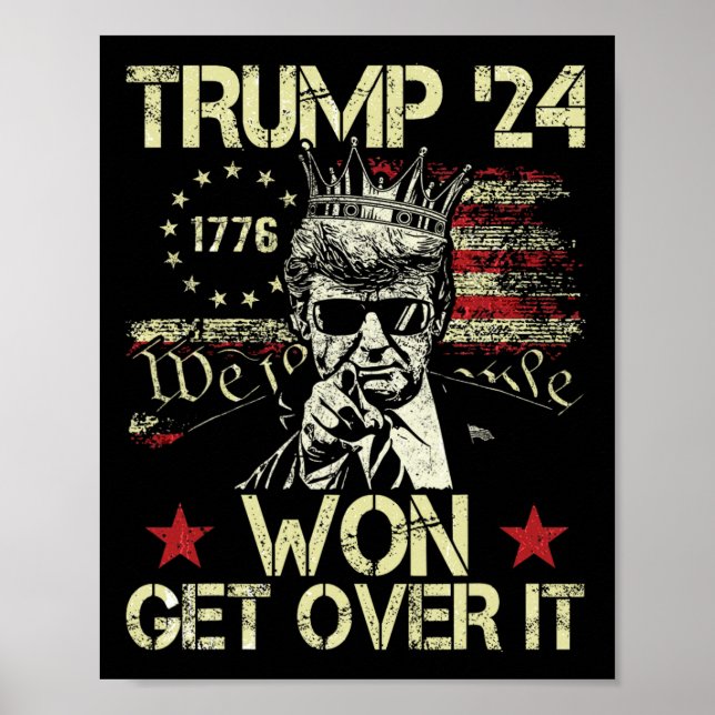 Trump Vann Kom Över Det 2025 8 Poster (Framsidan)