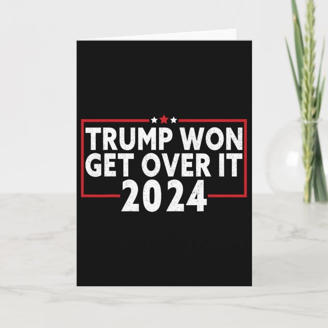 Trump Vann Kom Över Det 2025 9  Kort (Framsida)
