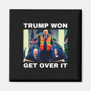 Trump Vann Kom Över Det Tee Mega Vann Valet 2025 Magnet